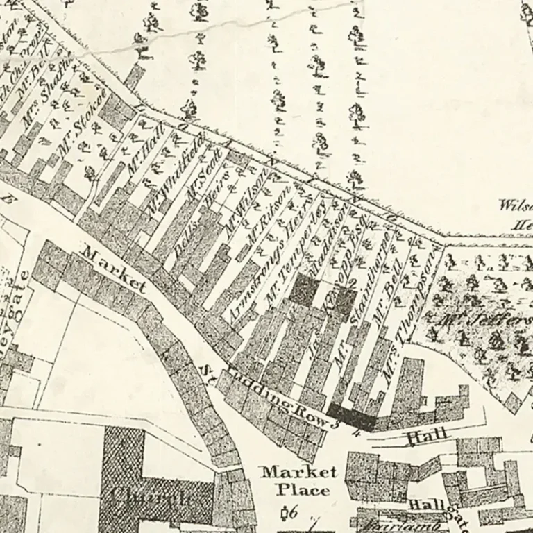 An example of planning reflecting the burgage plot design (not Haslemere)
